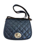 Zwarte leren tas vintage